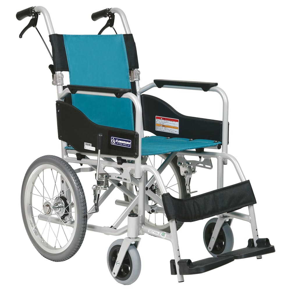 幸和製作所 介助用車いす B-40（ハンドブレーキ付き・折りたたみ式） ハンドブレーキ付アルミ製介護車 B-40 | 車いす 通販