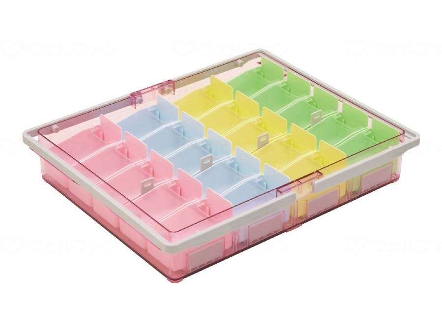 【サマーセール10%OFF】投薬箱（取手付）[20コマセット]