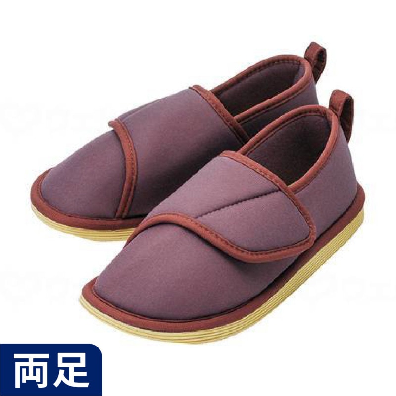 asuka【体操着入れ/シューズ入れ/お道具入れ/ランチョンマット】 転倒予防シューズ 室内専用 つま先つき あずき ｜ 介護靴