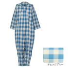 フドーねまきA 厚手 チェックブルー