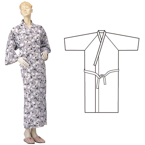 婦人ねまき（ラグラン） 特大サイズ