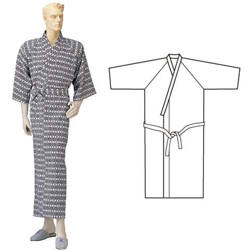 紳士ねまき（ラグラン） 特大サイズ