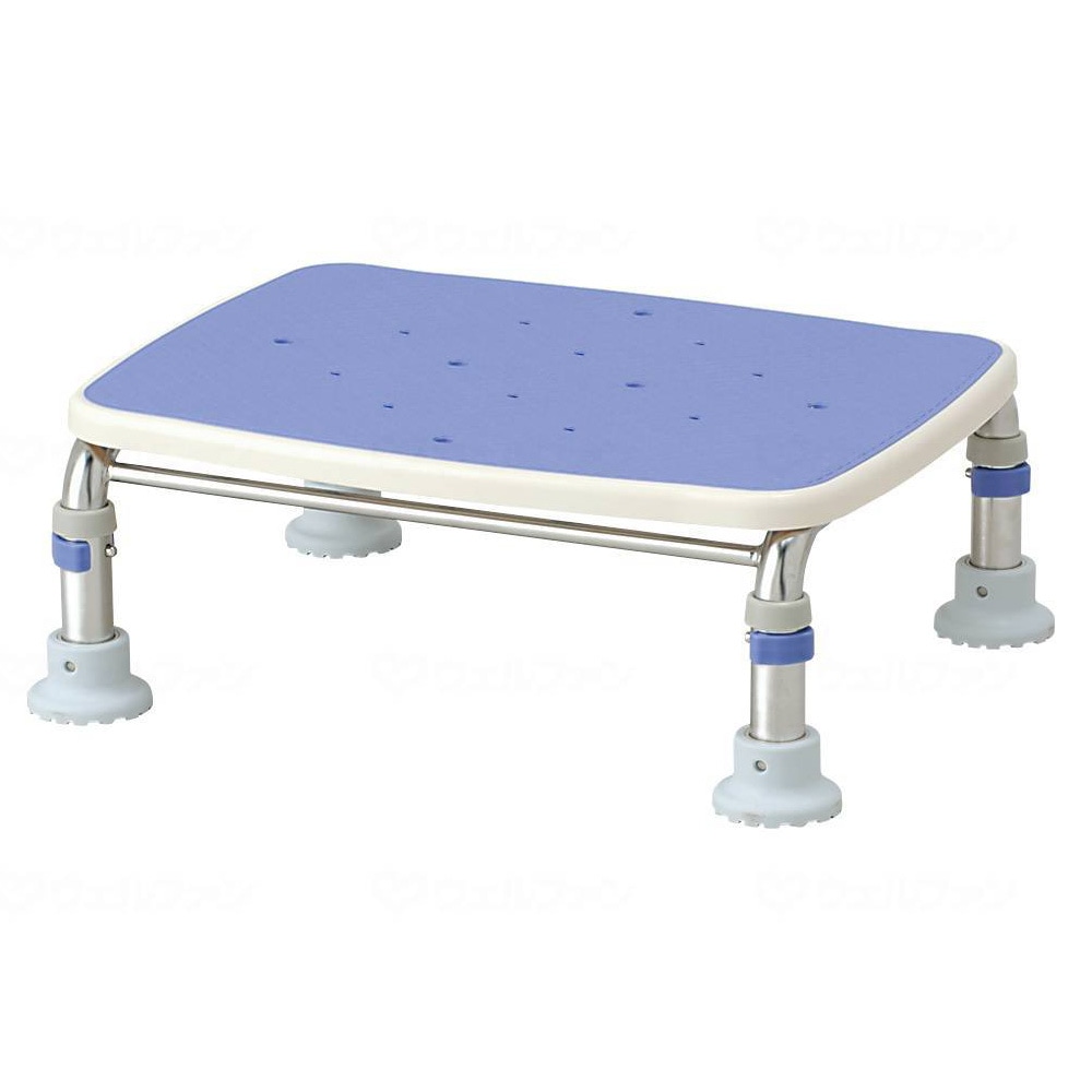 【超売れ筋】ステンレス製浴槽台R “あしぴた” 標準  高さ12～15cm ブルー