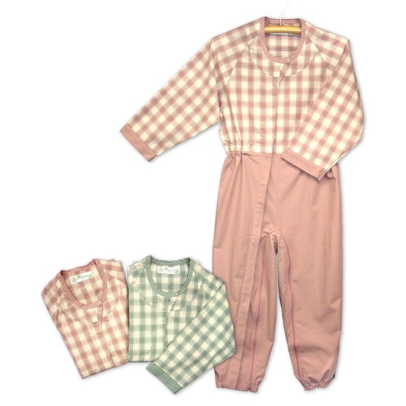 制菌前開き介護用つなぎ（フルオープン） ｜ 介護衣類・介護パジャマ