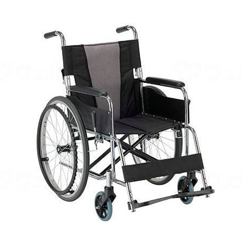 【1日のみ使用】 車椅子 折畳み 自走式 ノーパンクタイヤ Amazon | KagoMsa 自走介助兼用車いす コンパクト車椅子 軽量