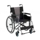 自走式スチール製車椅子EX-11KGS 背折れ 座幅42cm ノーパンクタイヤ仕様