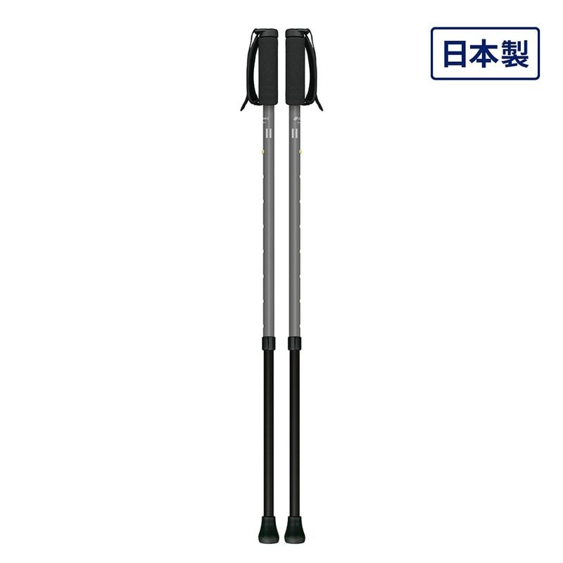 しっかり2本杖 グレー ｜ 杖・ステッキ ｜ 介護用品・福祉用具総合