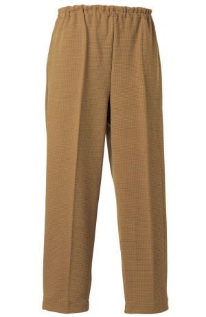 【超売れ筋】スクエアニットストレートズボン LL