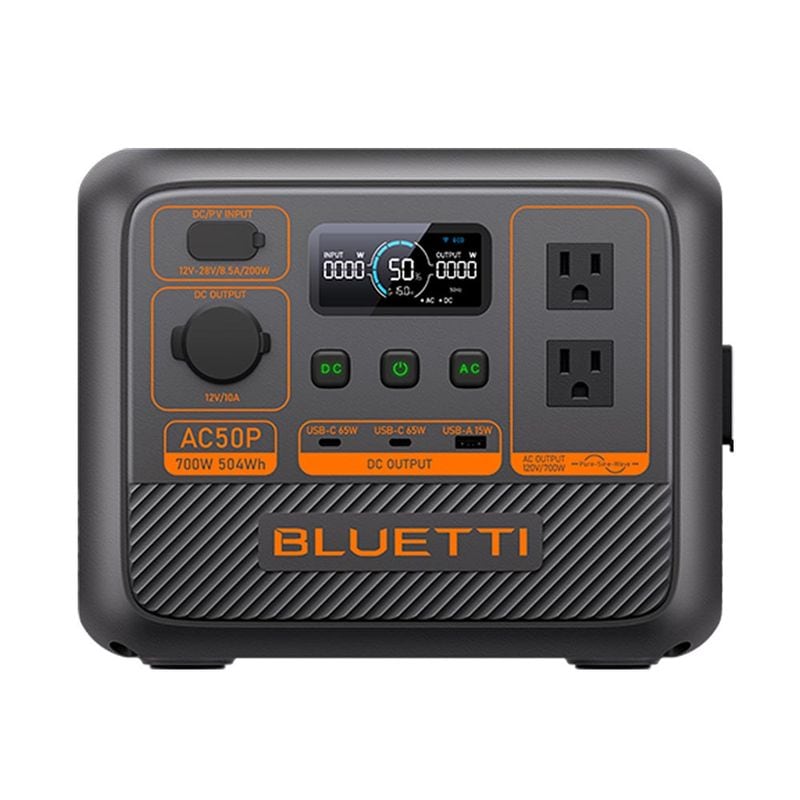 BLUETTI AC50B ポータブル電源 BLUETTI AC50B 小型ポータブル電源 | 防災推奨・車中泊