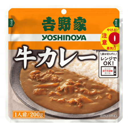 吉野家レトルトシリーズ レトルト牛カレー 1個