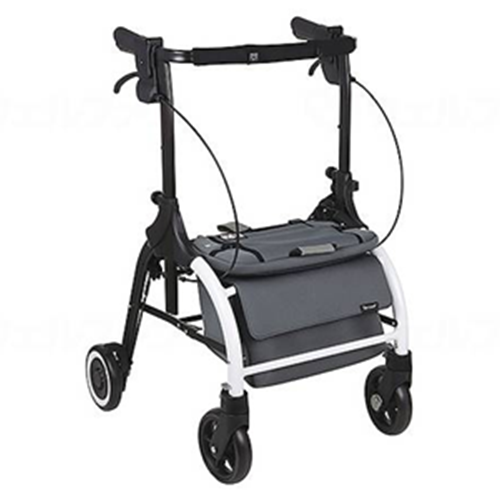 室内用歩行車レッツゴーミニ ウォールナット ｜ シルバーカー・歩行器