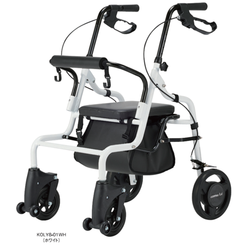 スルーン歩行車 コエル8（抑速付き） ホワイト