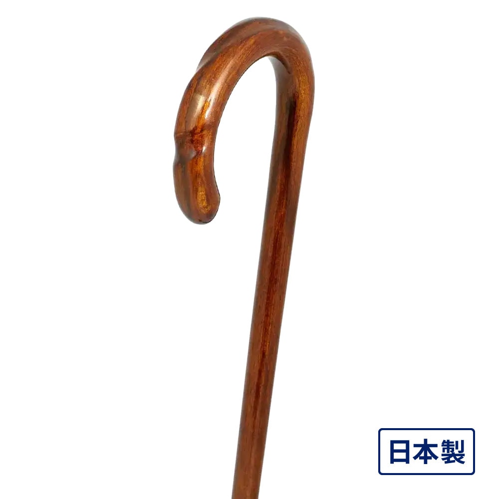 【父の日クーポン最大10%OFF】オークらせん大曲ステッキ No.5WD