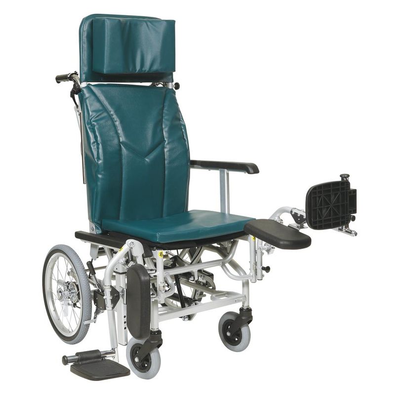 介助用ティルト＆リクライニング車椅子 KXL16-42EL 足台エレベー