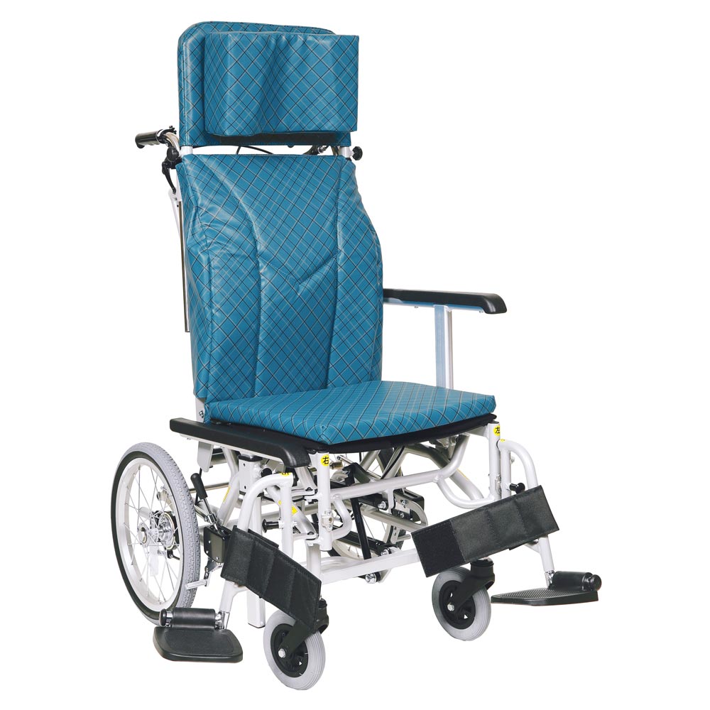 【超売れ筋】ティルト＆リクライニング車椅子 KXL16-42 スイングアウト仕様