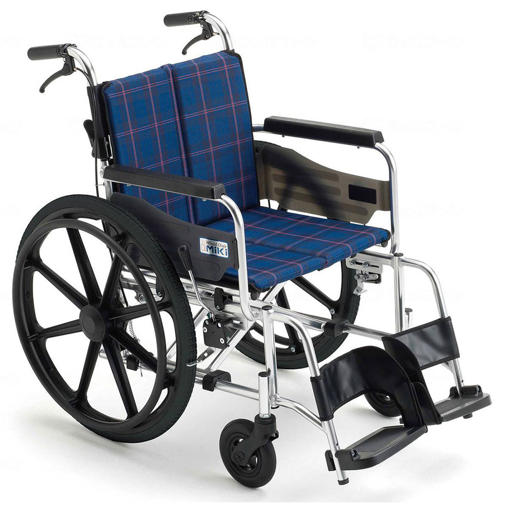 自走用車椅子 ＫＪＰ－２Ｍ 背折れ式・ノーパンクタイヤ・座幅４５ｃｍ