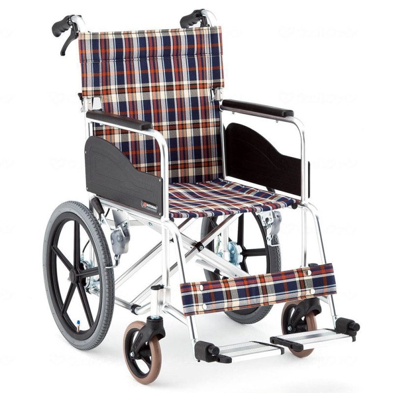 介助用車椅子AR－371 背折れ式・介助ブレーキ付・前座高