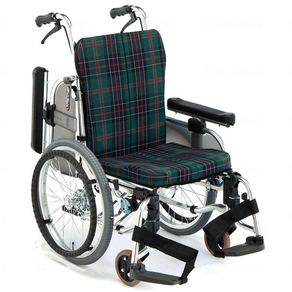 松本製作所　車椅子　AR-911S 自走用車椅子AR－911S 背折れ式・ブレーキ付・肘掛け着脱