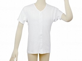 【母の日クーポン対象】テイコブ ワンタッチ肌着 半袖 紳士用