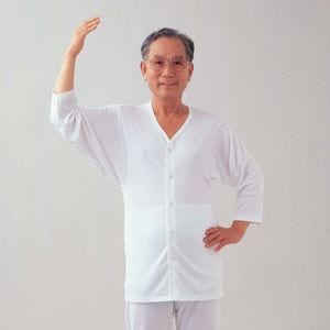 メンズ　介護用品　肌着他　17点セット　Lサイズ テイコブ らくホック肌着 七分袖 紳士用 ｜ 介護衣類・介護パジャマ