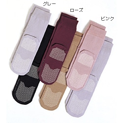 ゴムなしすべり止めソックス婦人（春夏用）