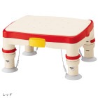 【サマーセール10%OFF】【超売れ筋】高さ調節付浴槽台R “かるぴったん” 標準タイプ レッド