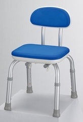 背付シャワーベンチＭｉｎｉ（ブルー）