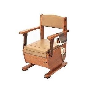 【介護トイレ】　ポータブルトイレ　さわやかチェア Amazon | ウチエ さわやかチェアPT 肘掛け跳ね上げ 8221
