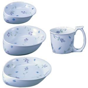 匠　強化磁器　介護食器　セット　横須賀 Amazon | 母の日 70代 80代 介護 食器セット すくいやすい 取っ手付き