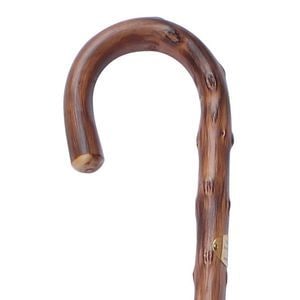 黒檀製カーブハンドル杖 並行輸入品】MUUL WHCH 木製杖 サポートカーブハンドル 歩行杖の彫刻