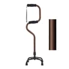 【超売れ筋】２段型四点杖 WB ブラウン