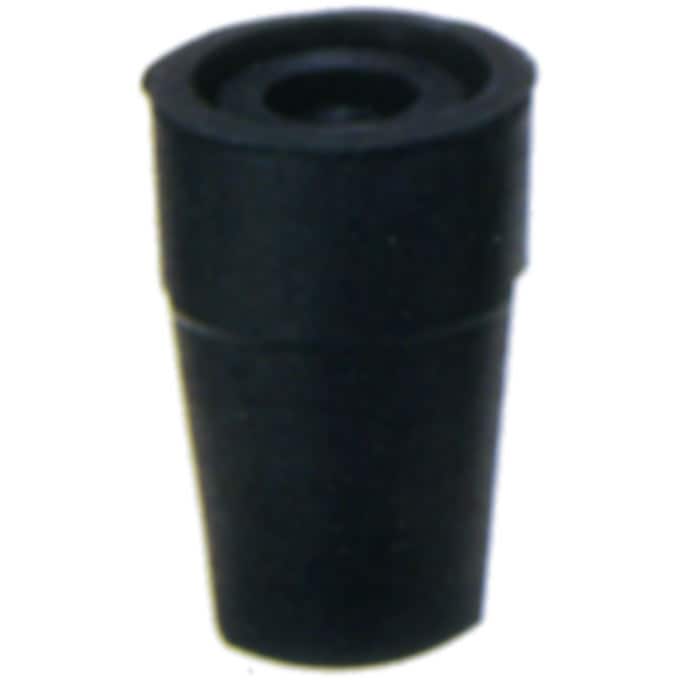 アルミ松葉杖先ゴム 黒 内径21mm