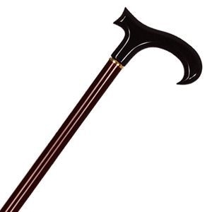 樫棒・唐木手元ステッキ 手元黒檀・L型・大 ｜ 杖・ステッキ,一本杖