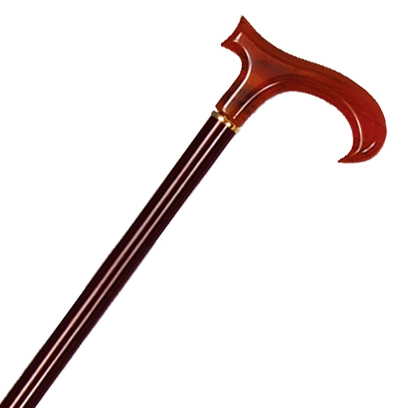 折り畳み超軽量カーボン細口棒・アクリル手元 支柱・茶 握り・茶