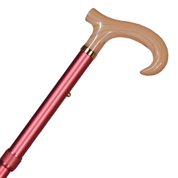 Ta-Da 折りたたみチェア付ステッキ ピンク 軽量アルミ製 Ta-Da 折りたたみチェア付ステッキ ピンク 軽量アルミ製 - メルカリ