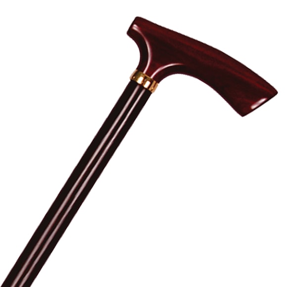 樫棒・唐木手元ステッキ 手元紫檀・L型・大 ｜ 杖・ステッキ,一本杖
