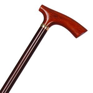 樫棒・唐木手元ステッキ 手元黒檀・L型・大 ｜ 杖・ステッキ,一本杖