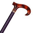 ダービー手元（べっ甲）楓ステッキ（小）・紫