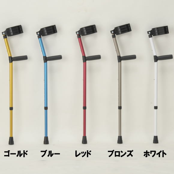 杖 ロフストランドクラッチ TY132 レッド 大 介護 福祉用具 楽天