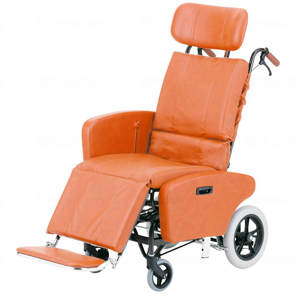 ティルト＆リクライニング車椅子NHR－7B（サイドガード付きアーム