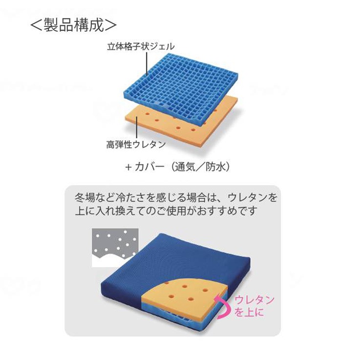 ピタクッション55（カバー付き） ｜ 車椅子,クッション ｜ 介護用品