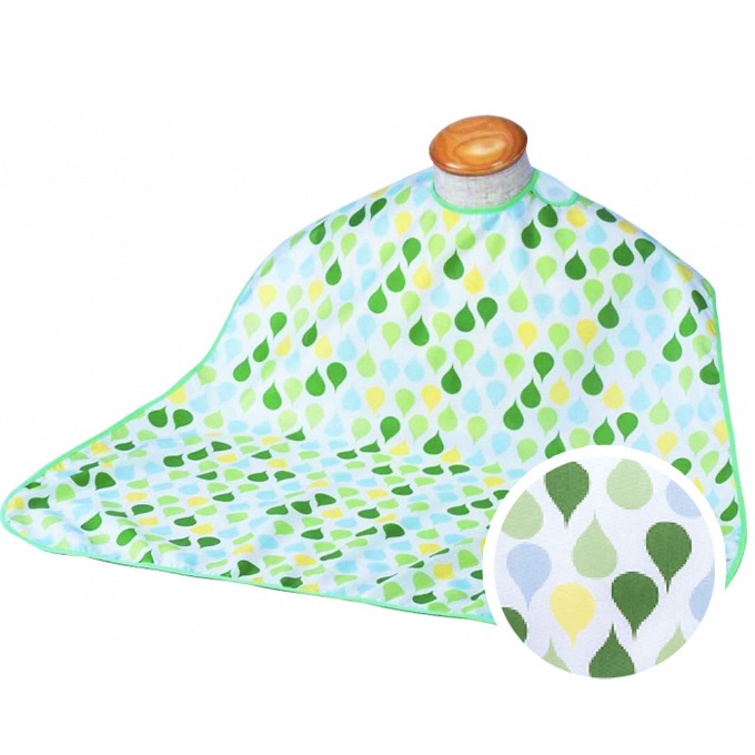 【母の日クーポン対象】ソフラピレンエプロン しずく グリーン