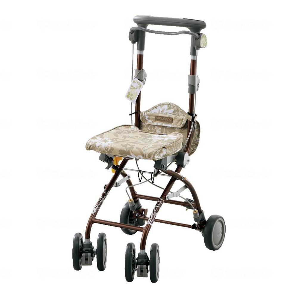 シルバーカー さんぽっぽ ベージュ ｜ シルバーカー・歩行器