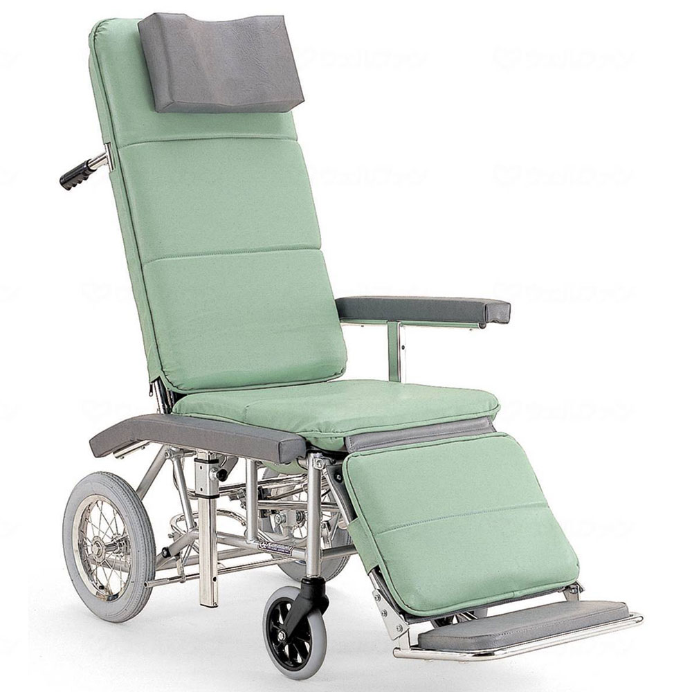 【父の日クーポン最大10%OFF】フルリクライニング車椅子 ＲＲ７０ＮＢ （背部・脚部連動仕様）介助ブレーキ付