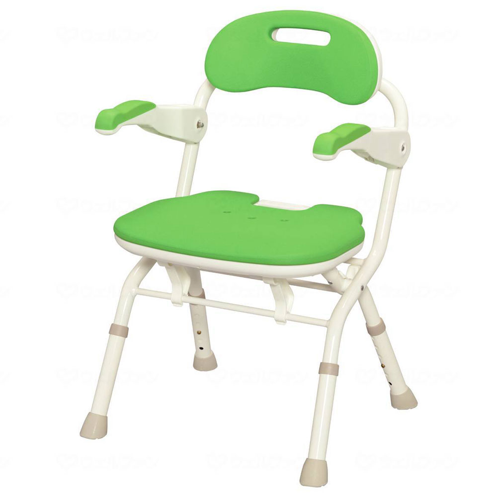 【父の日クーポン最大10%OFF】安寿 折りたたみシャワーベンチ FSフィット グリーン