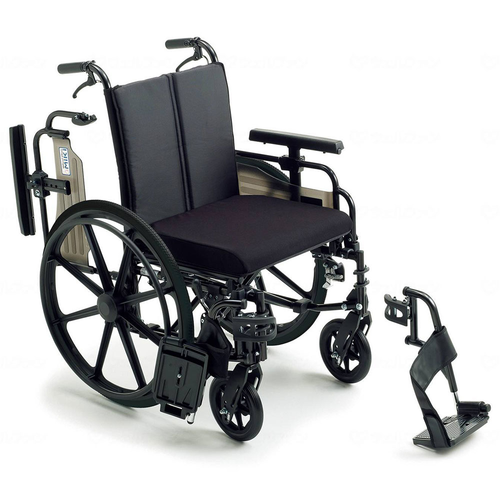 自走用車椅子 KJP-4（ビッグサイズ）介助ブレーキ付・肘跳ね上げ式・足