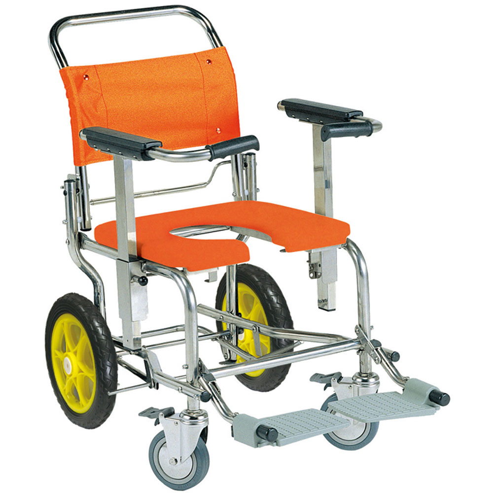 ウチエ シャワーキャリー くるくるセーフティ 入浴用車椅子 安全 