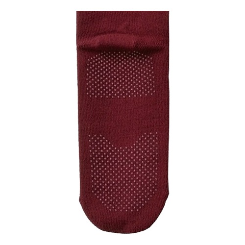 【サマーセール10%OFF】婦人 足首ゴムなし すべり止めソックス（毛混） 3足セット グレー