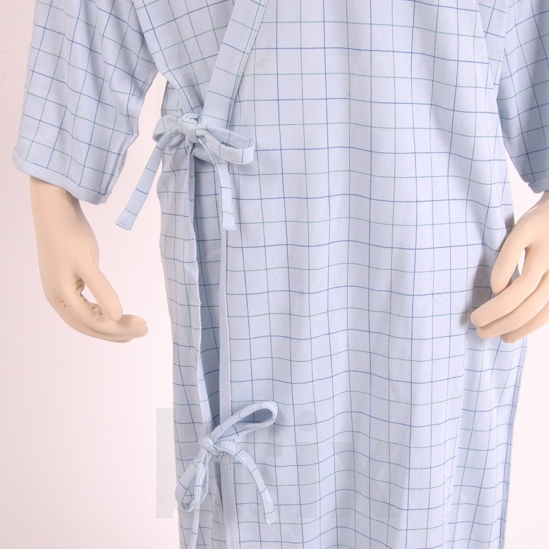 【超売れ筋】ケアねまき （メリヤス） ベージュ S/M/L 