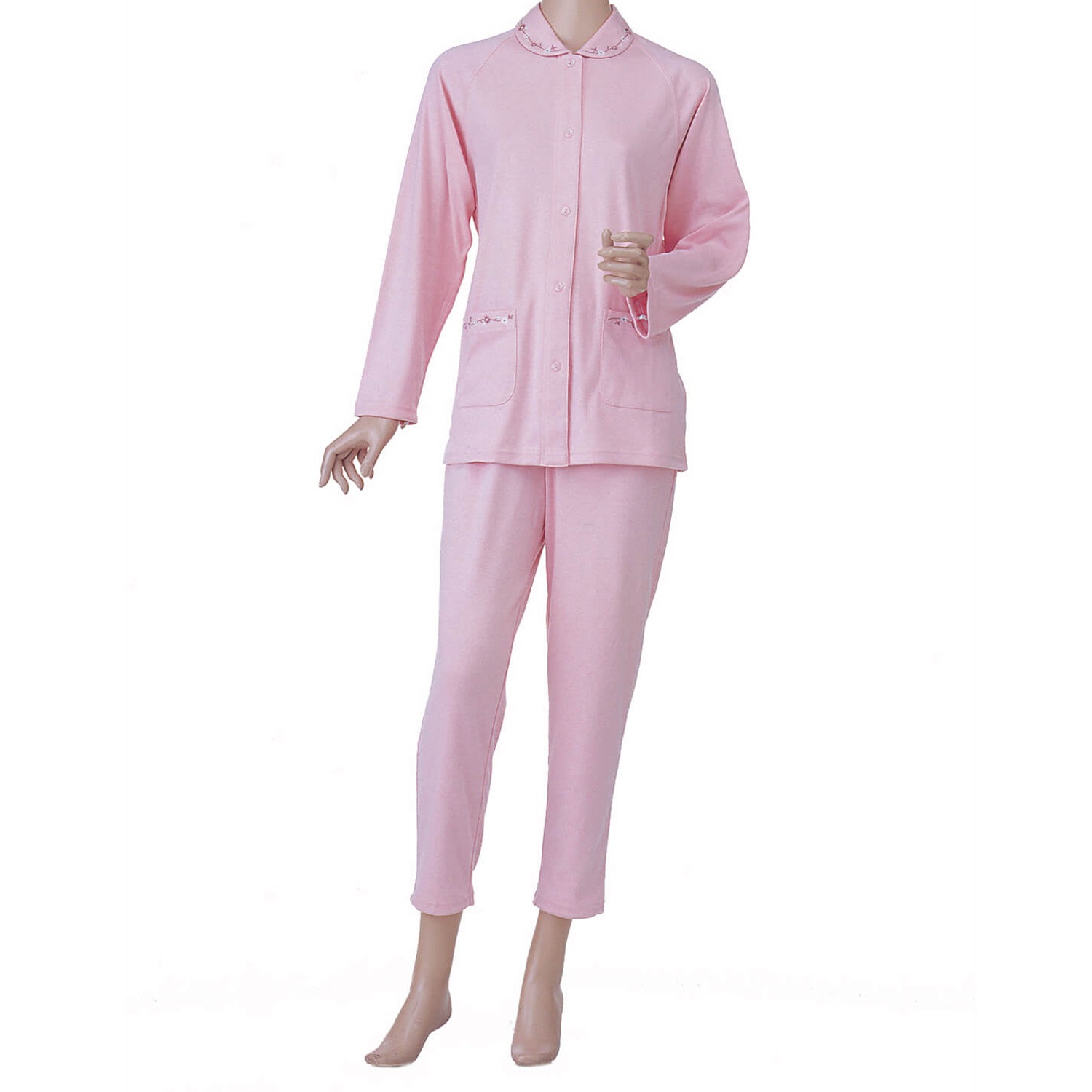 楽らくパジャマ婦人用 スムース ローズ